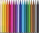 Faber-Castell - Felt-tip pen unicorn 18+6 + stickers (554221)