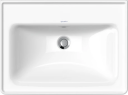 Duravit D-Neo Møbelservant 650x480 mm, u/bl.hull, m/o.l, Hvit