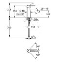 GROHE ESSENCE SERVANTBATTERI SUPERSTEEL