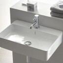 Bathco Santona 45 Vegghengt Servant 45x42x13 cm, med overløp, Hvit