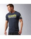 Reebok Mens Crossfit Forging Elite Fitness Tee - Collegiate Navy - M