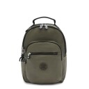 Kipling Seoul S liten ryggsekk Green Moss