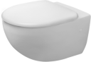 Duravit Architec Vegghengt toalett. 360x575 mm, Hvit