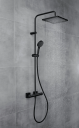 Hansgrohe Vernis Shape Showerpipe 240 1jet, med termostat, Sort Matt