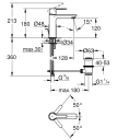 GROHE LINEARE NEW SERVANTBATTERI SMALL