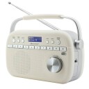 Dab+ Radio Hvit i Retro Design - Soundmaster DAB280BE