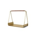 ferm LIVING - Port Wood Basket Brass