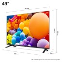 Lg 43Ut73006la - 43" Diagonalklasse - 4K Uhd (2160P) 3840 X 2160