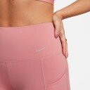 Nike Dri-Fit Go High Waist Tights Dame Red Stardust/Black S