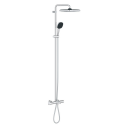 Grohe Vitalio Comfort Dusjsystem Ø250 mm, Med termostat og kartut, Krom