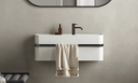 Copenhagen Bath Yuno Rail 80 servant 800x200 mm, Hvit Matt