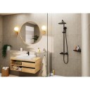 Hansgrohe Vernis Blend Showerpipe 240 1jet, med termostat, Sort Matt