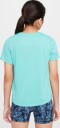 Nike Dri-FIT One Fitted Short Sleeve Jente Green Frost/White S  8-10 