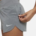 Nike Eclipse Running Shorts 3" Dame Smoke Grey/Reflective Silver L