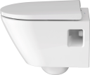 Duravit Compact D-Neo Vegghengt toalett 370x480 mm, Rimless, Hvit