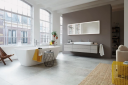 Duravit DuraSquare Frittstående badekar 1850x850 mm. Produsert i DuraSolid A