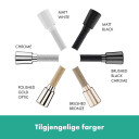 Hansgrohe Designflex Tekstildusjslange 2,00 m, Polert Gull Optikk