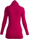 Icebreaker 300 Merinofine Ls Roll Neck Thermal Top Dame Electronic Pink M