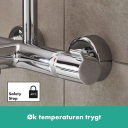 Hansgrohe Crometta E 240 1jet Ø240 mm, Med kartut, Krom