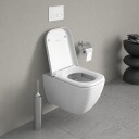 Duravit Happy D.2 Vegghengt toalett 365x540 mm, Rimless, Hvit m/WG