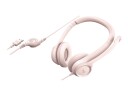 Logitech H390 USB Computer Headset - Rose