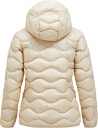 Peak Performance Helium Down Hood Jacket Dame Sand Fog S