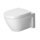 Duravit Starck 2 Vegghengt toalett 365x540 mm, Hvit, Wondergliss