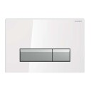 Geberit Sigma40 Betjeningsplate Sort Matt/Børstet Aluminium