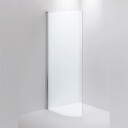 INR Iconic Nordic Rooms Dusjvegg Linc Josephine B78 og B88cm Krom / 88cm Klart Glass