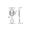 Grohe Sense Forlengersett 1,2 meter, Til Sense vannsensor