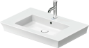 Duravit White Tulip Møbelservant 750x490 mm, 1 bl.hull, m/o.l, Hvit