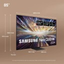 Samsung 85" Neo QLED QN800D 8K Smart TV 2024, Black