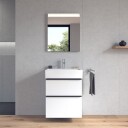 Duravit Vero Air Vaskeservant med overløp og et blandebatterihull 600 x 470 mm