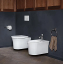 Duravit White Tulip Vegghengt Bidé 370x540 mm, m/overløp, Hvit