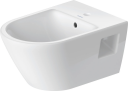 Duravit D-Neo Vegghengt bidet 370x540 mm, Hvit m/WG