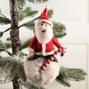 DGA Wool Christmas Ornament Santa 17761844