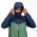 Bergans Of Norway Skar Light 3l Shell Jacket Herre Dark Jade Green/Navy Blue 2XL