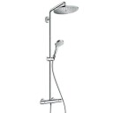 Hansgrohe Croma Select S 280 Showerpipe Ø280 mm, EcoSmart, Krom