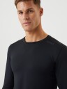 Björn Borg Men's Borg Long Sleeve Tech T-Shirt XL, Black Beauty