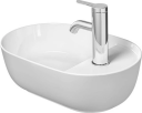 Duravit Luv Toppmontert servant 420x270 mm, 1 bl.hull, u/o.l, Grå m/WG