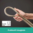 Hansgrohe Unica Dusjstang Med slange, 65 cm, Børstet Bronse