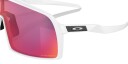 Oakley Sutro Polished White Prizm Sapphire