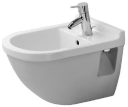 Duravit Starck 3 Vegghengt bidé 360x540 mm, 1 blanderhull, WonderGliss