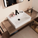 Hansgrohe Xanuia Q Toppmontert Servant 60x48 cm m/1 bl.hull m/ol Hvit