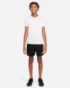 Nike Dri-Fit Older Kids Training Shorts Black/White XL