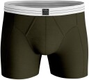 Bjørn Borg Premium Cotton Stretch Original Boxer 2-Pack Herre Black/Green M