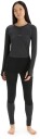 Icebreaker Women's 125 Zoneknit™ Long Sleeve Crewe XS, Jet Heather/Black/Metro Heather/Cb