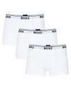 Boss Hugo Boss 3-pack Boxer Trunks White - Str . L 3 stk .