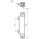 Tapwell Xcol168 Classic Dusjbatteri Oksiderende Messing