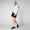 Save The Duck Isla Puffer Jacket Dame Off White 2 (M)